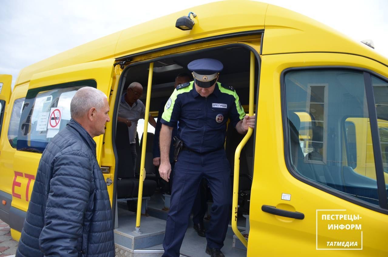 Автоинспекторы Пестречинского района проверили школьные автобусы