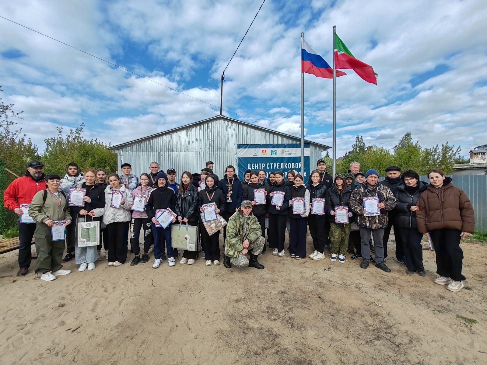В Пестрецах прошли соревнования по стрельбе из пневматической винтовки