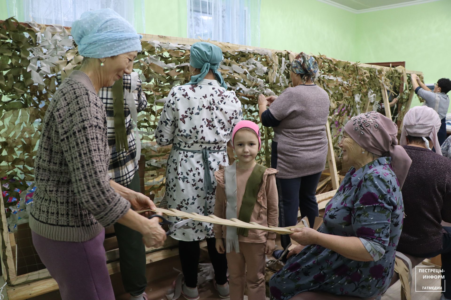 В селе Конь на базе местной мечети кипит волонтерская работа
