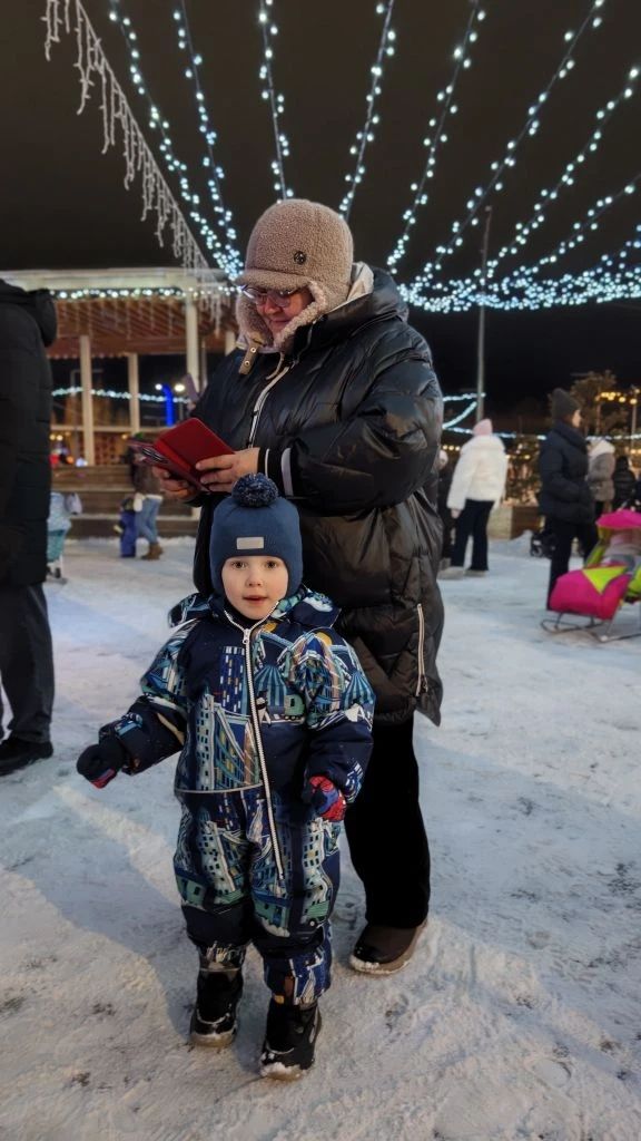 В Пестречинском районе открыли главную ёлку