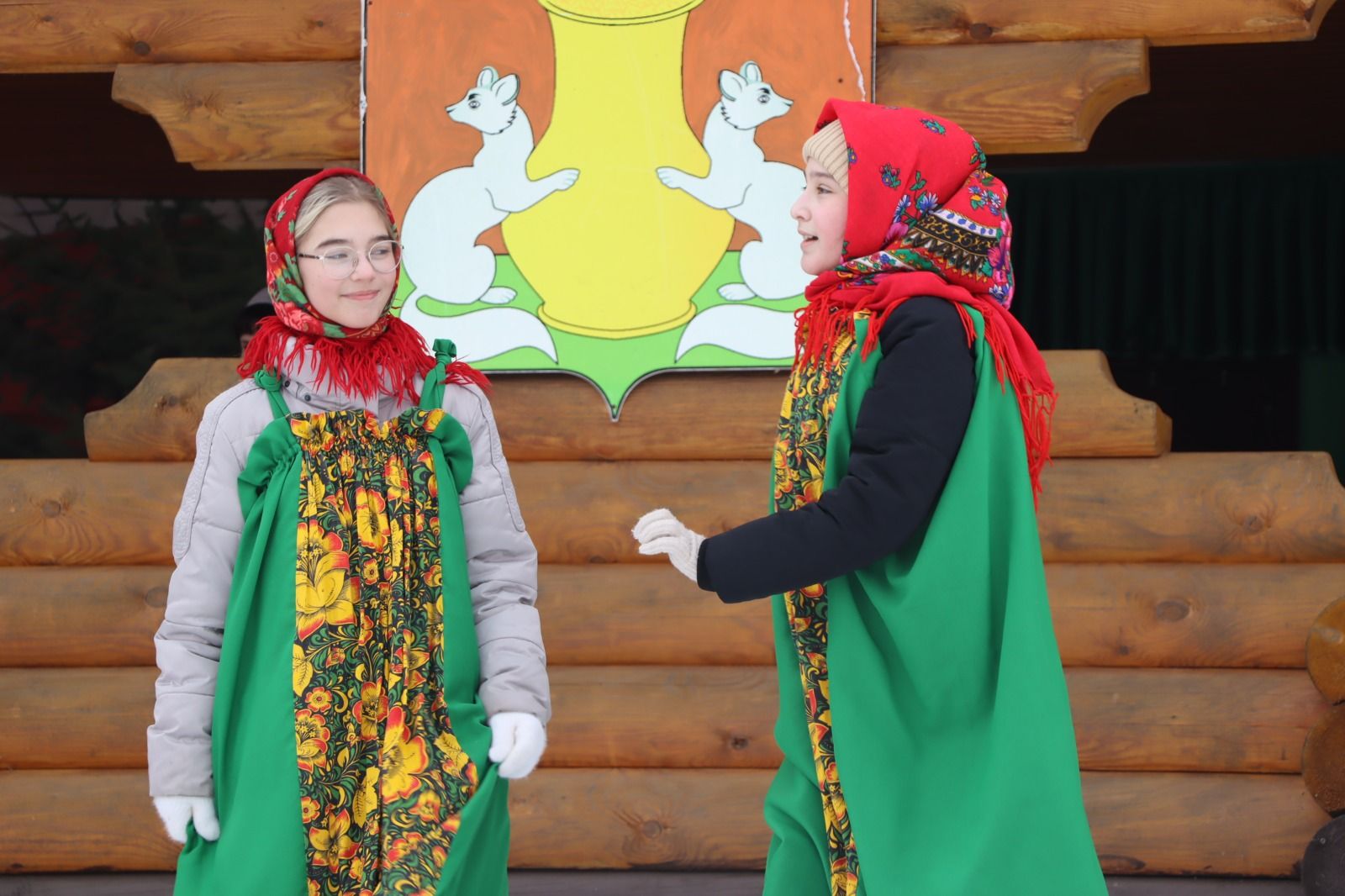 В Пестрецах широко отметили Масленицу