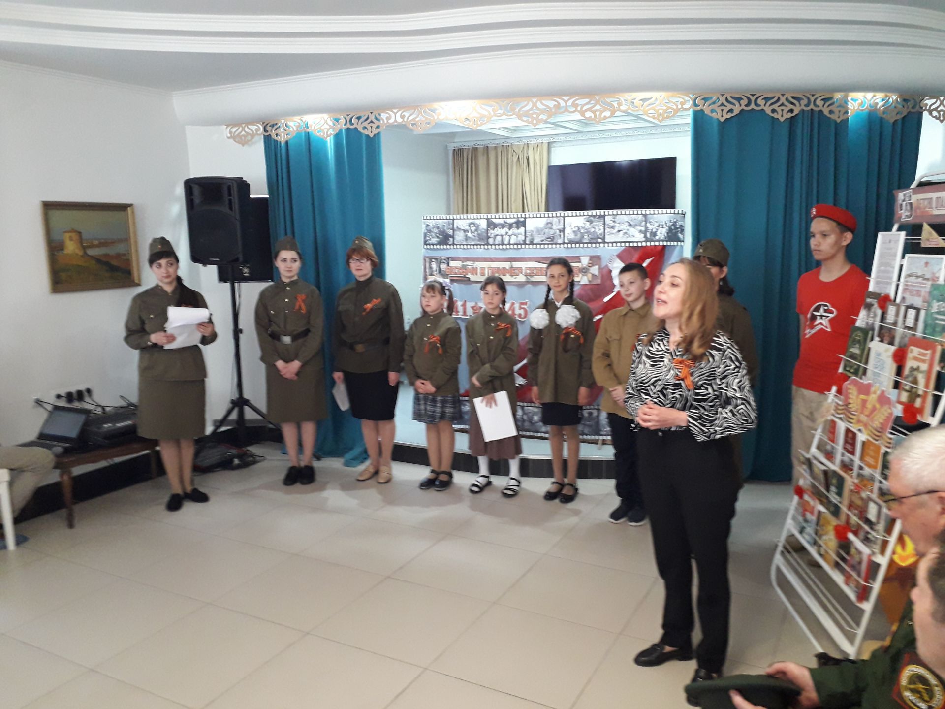 В Пестрецах детям рассказали о юных защитниках Родины