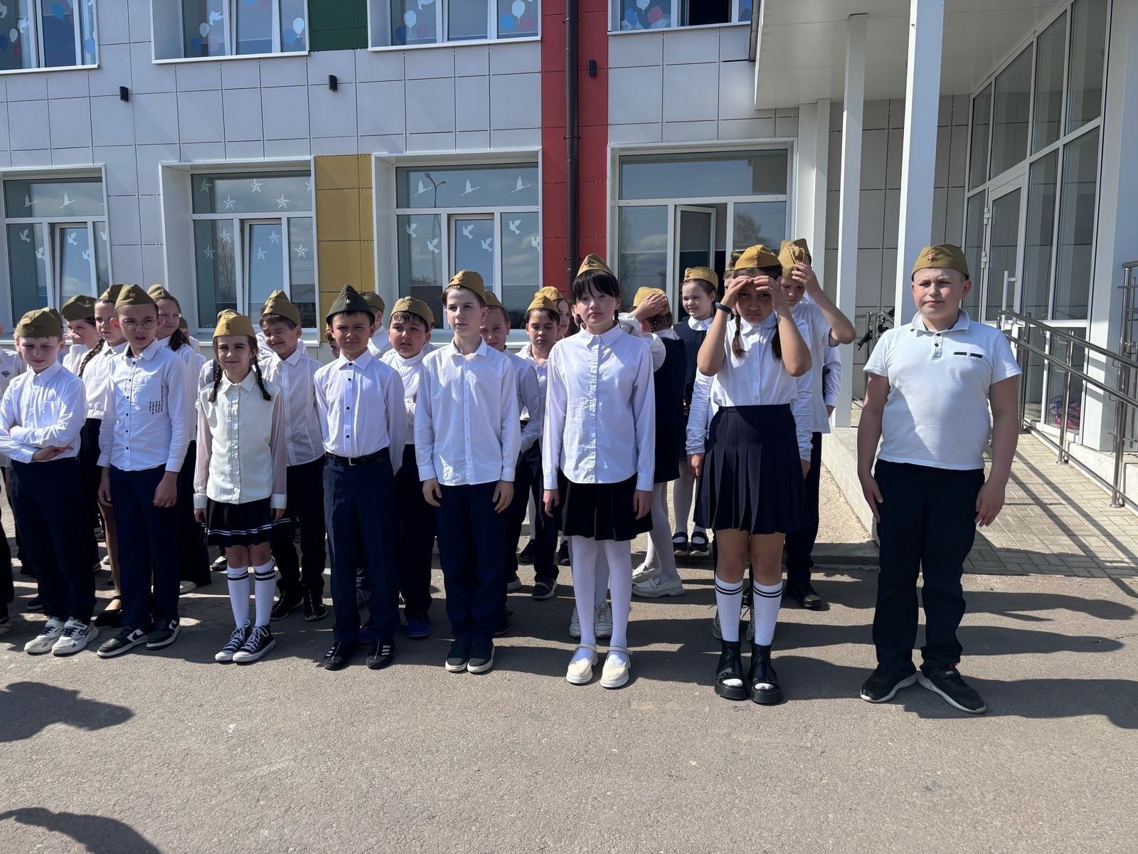 В Пестрецах прошёл смотр строя и песни