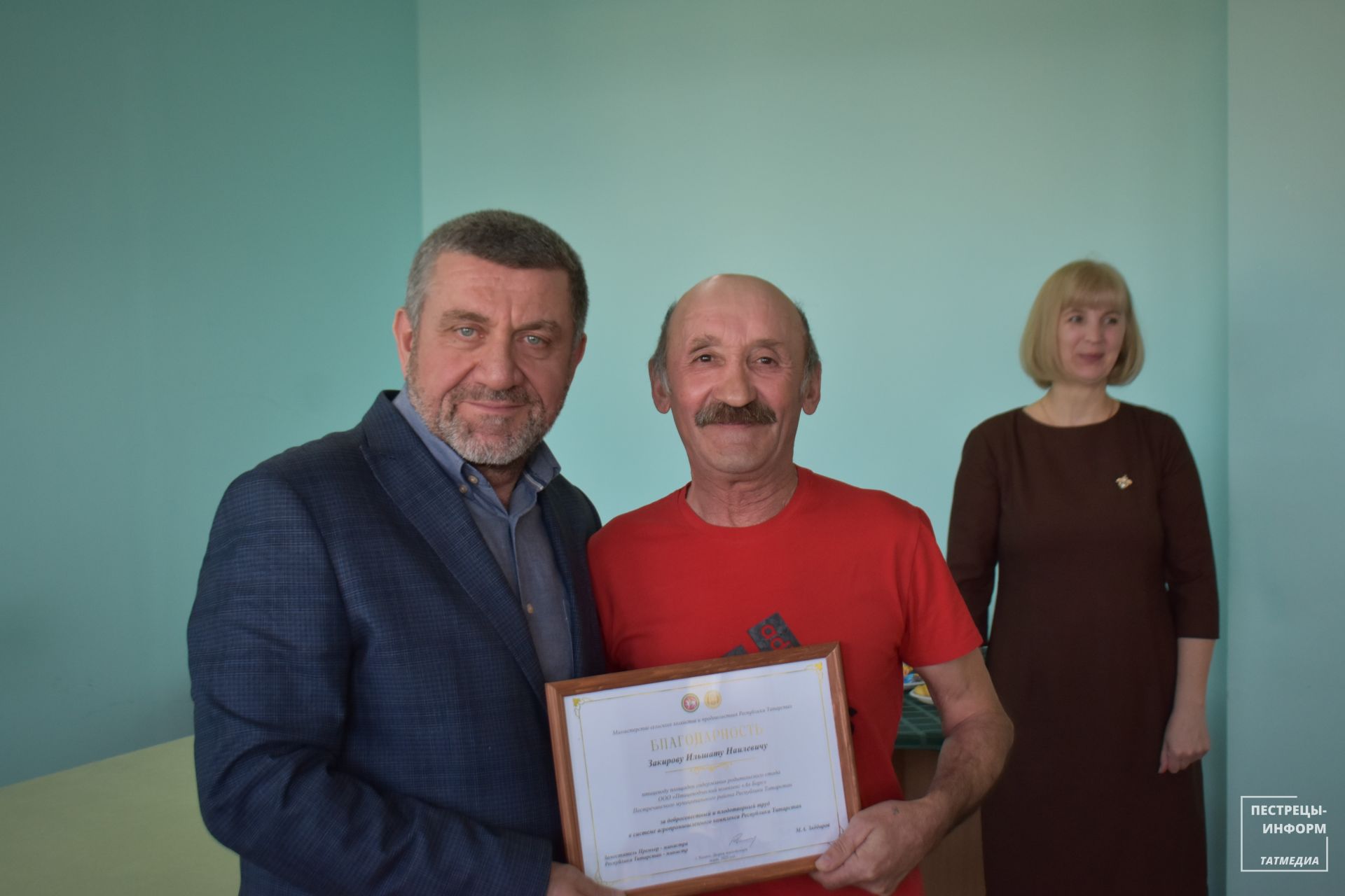 Наградили пестречинских сельхозработников