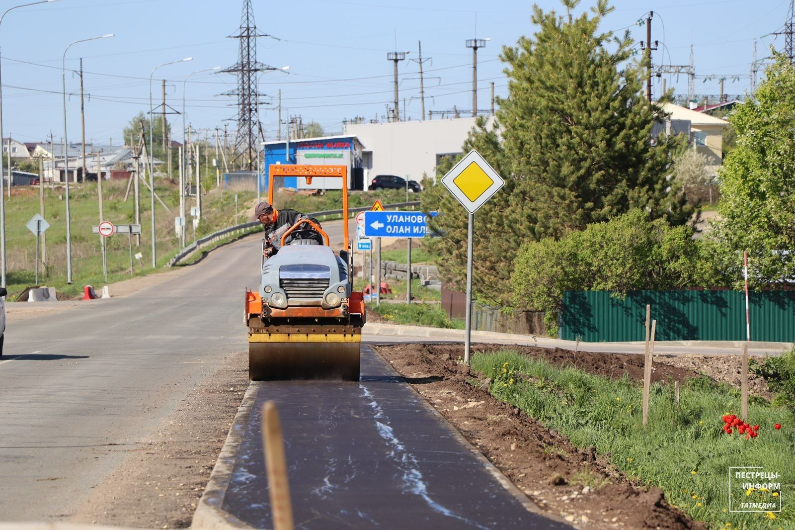 В Пестречинском районе стартовали дорожные работы