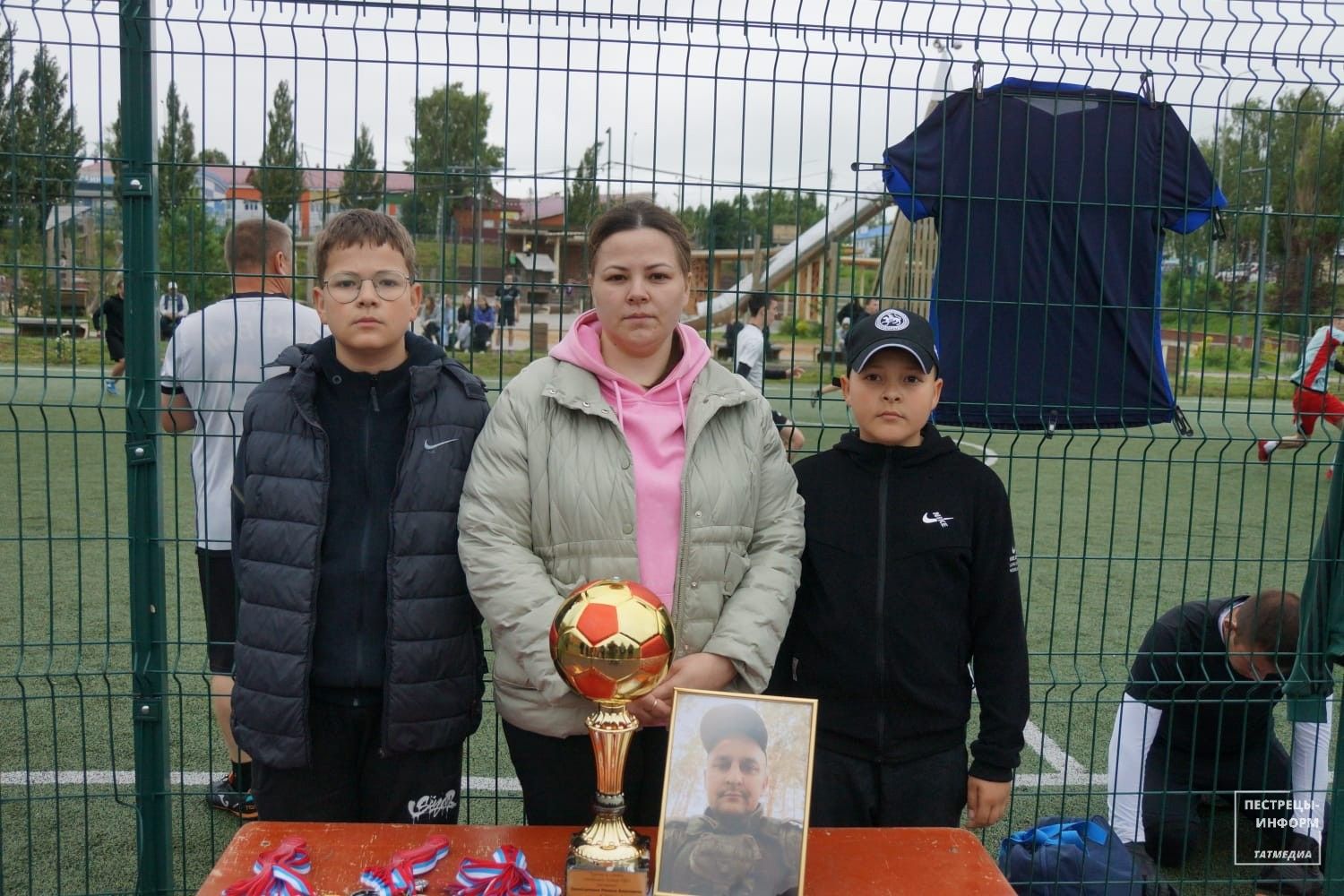В Пестрецах состоялся мини-футбол в честь героя-земляка
