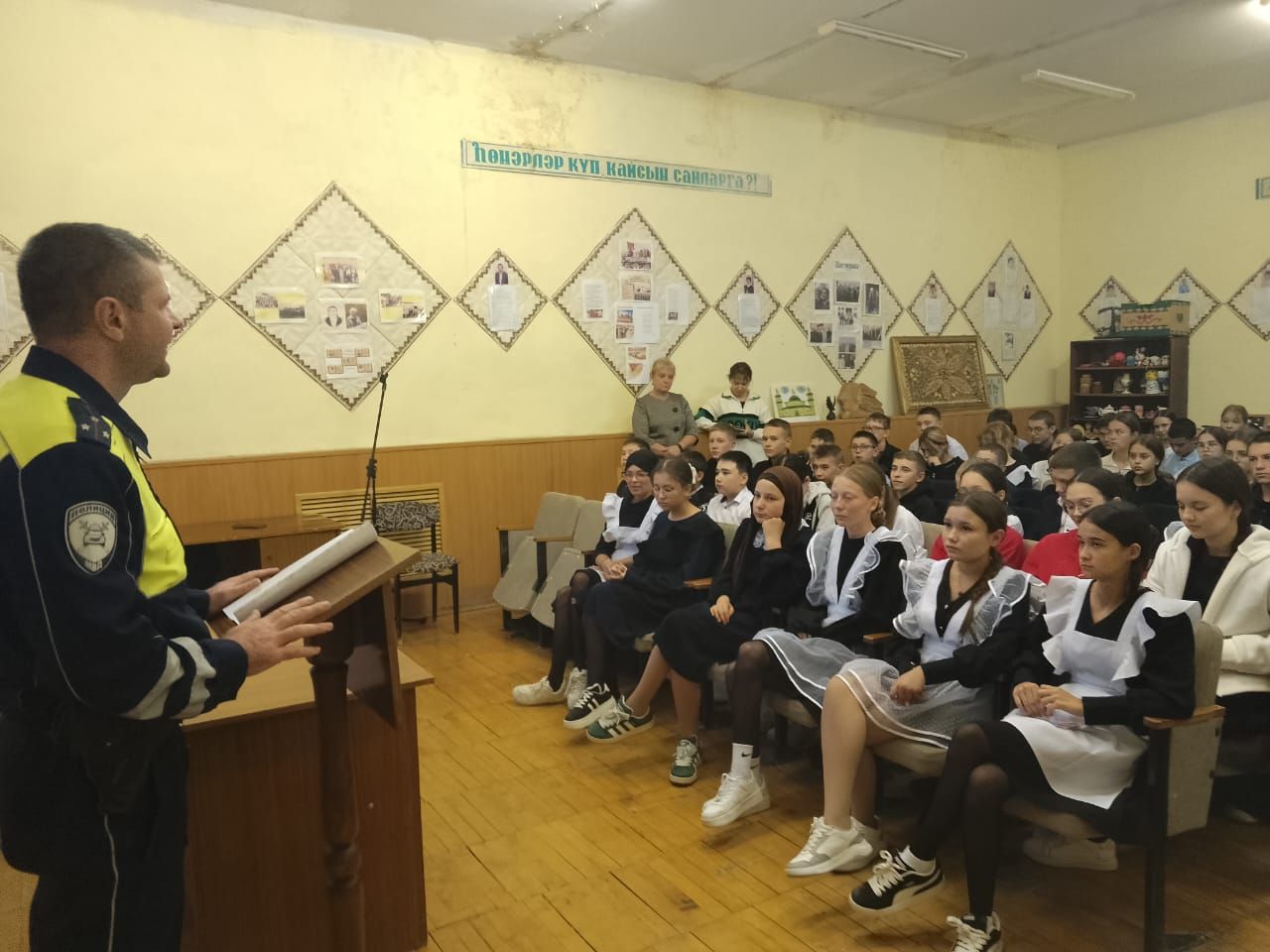 Пестречинских первоклассников посвятили в пешеходы