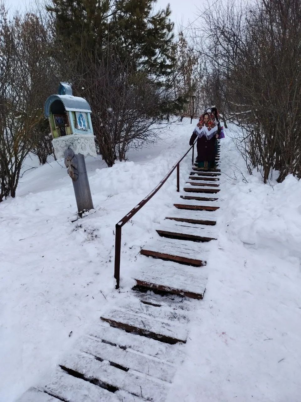 В селе Кулаево отметили Крещение у святого родника