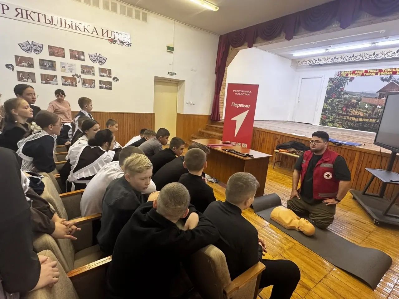Мастер-класс по оказанию первой помощи провели для учащихся Пестречинского района