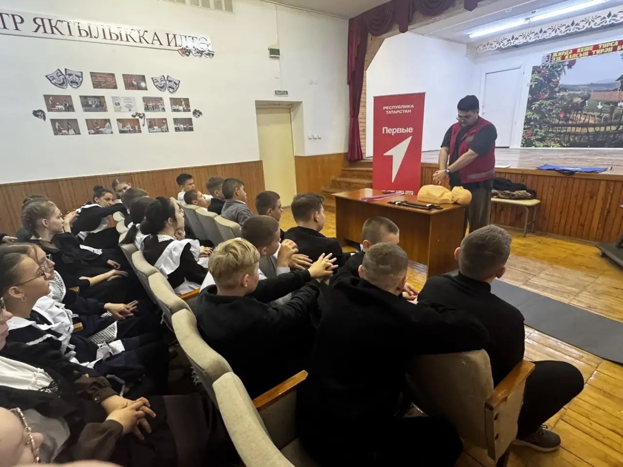 Мастер-класс по оказанию первой помощи провели для учащихся Пестречинского района