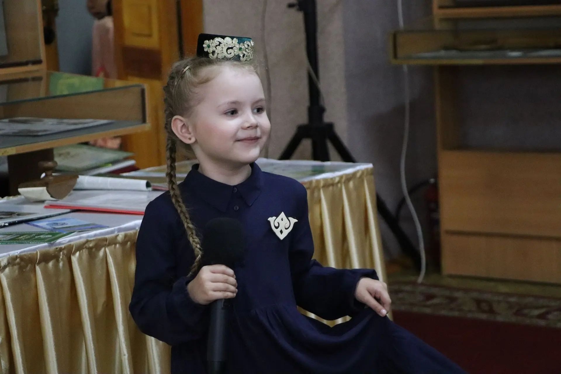 Питрәч музеенда балалар татар телендә шигырьләр сөйләделәр һәм җырлар башкардылар