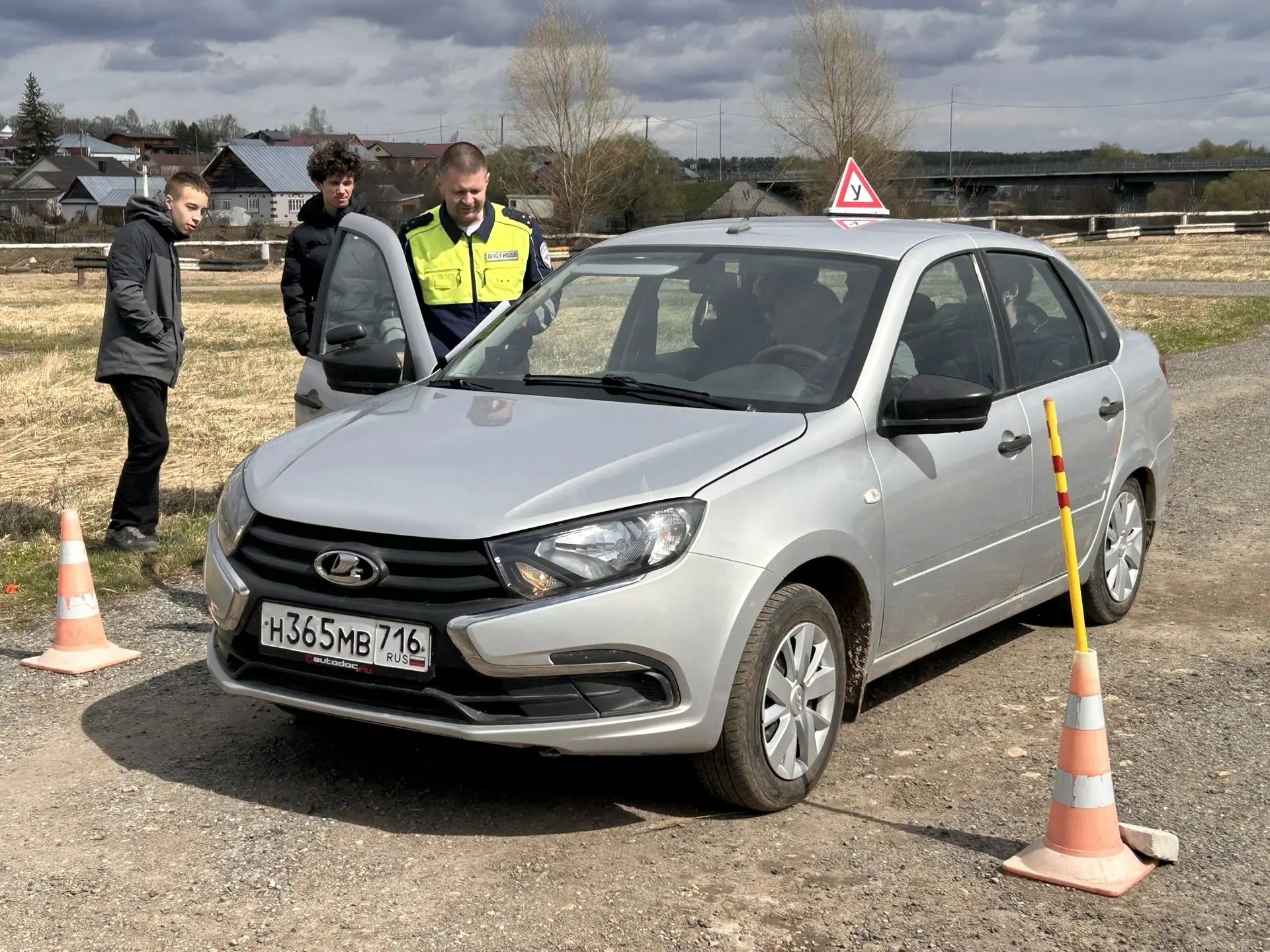 В Пестречинском районе прошёл конкурс по автомногоборью среди школьников