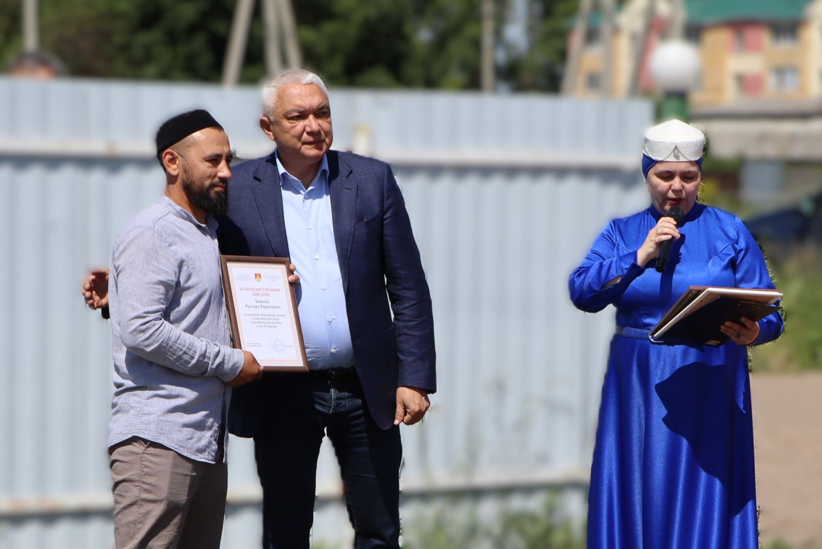 В Осиновском забили первую сваю в фундамент возрождаемой мечети