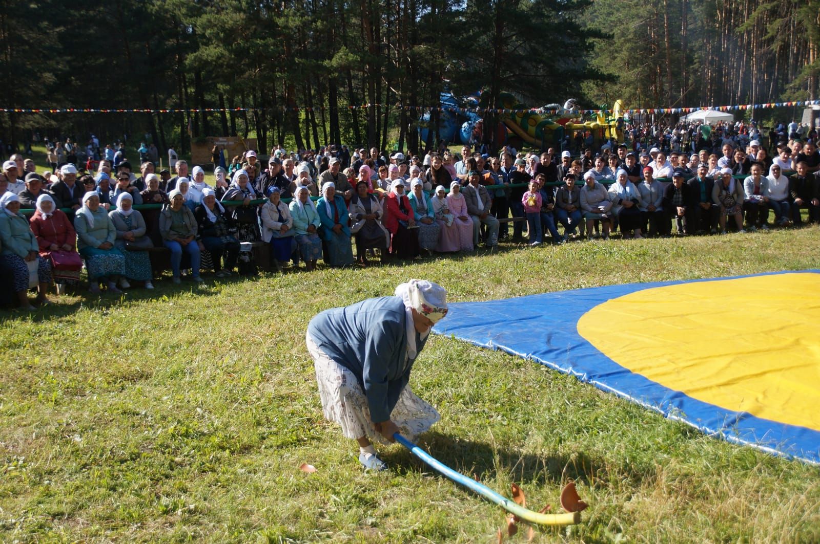 Сабантуй в селе Шали