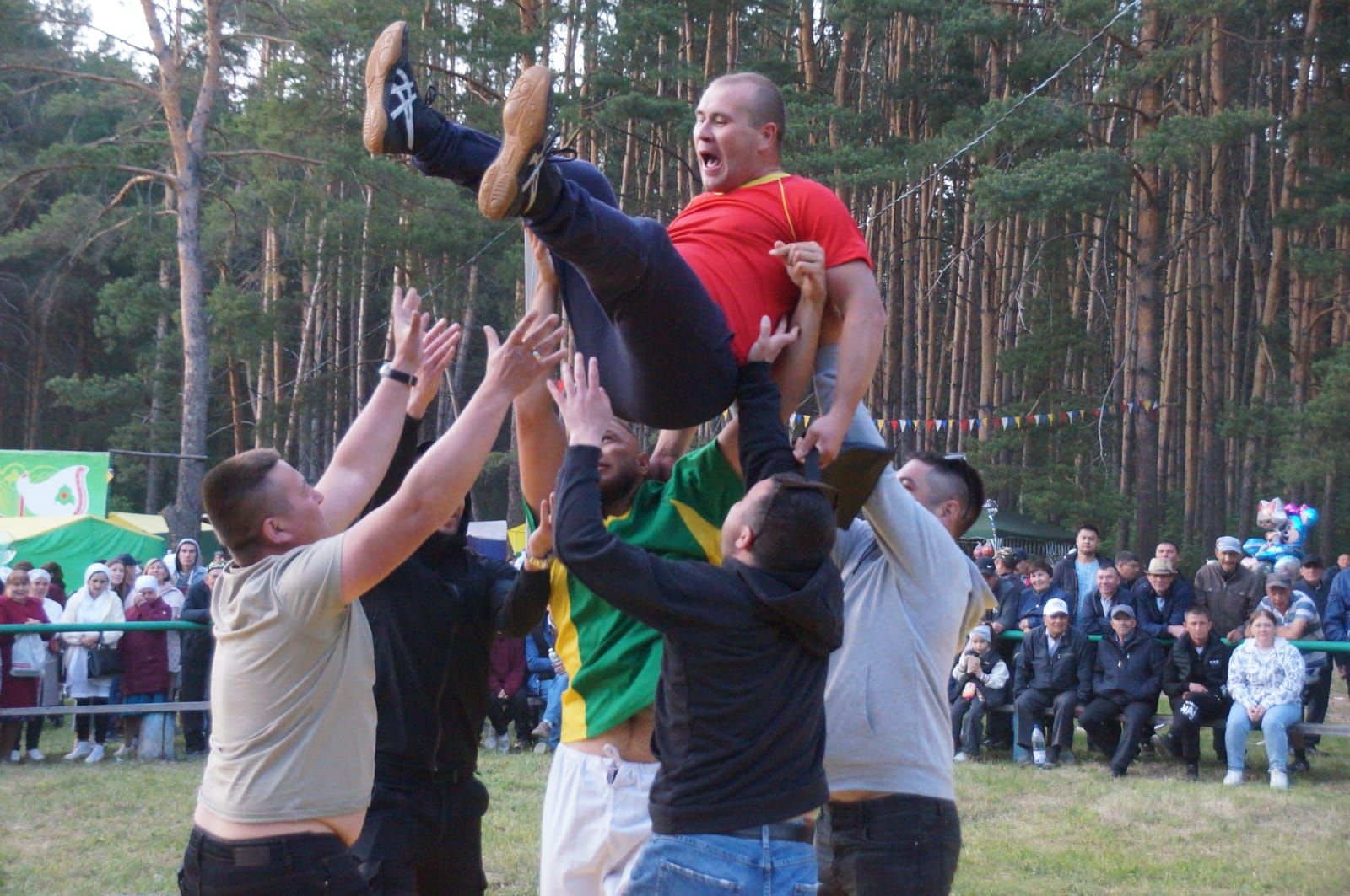 Сабантуй в селе Шали