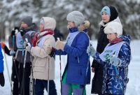 В селе Шали прошла лыжня