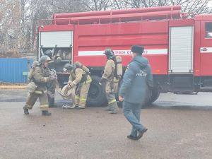 С пестречинскими школьниками провели учения по пожарной безопасности