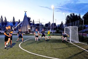 Прошли игры девятого тура чемпионата района по мини-футболу