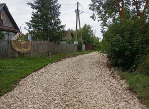 В Больших Бутырках отремонтировали дорогу по программе самообложения