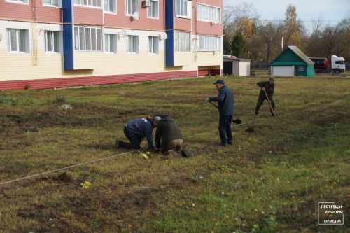 В Пестрецах посадили около 500 деревьев