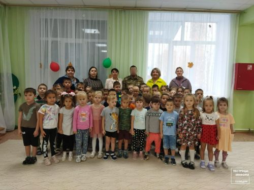 В пестречинском детском саду состоялась встреча с участником СВО