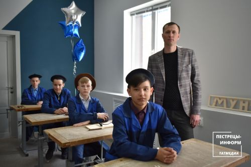 Детям из пестречинской школы-интернат подарили новые инструменты для работы по дереву