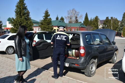 Питрәчтә хезмәт машиналарының техник торышын тикшерделәр