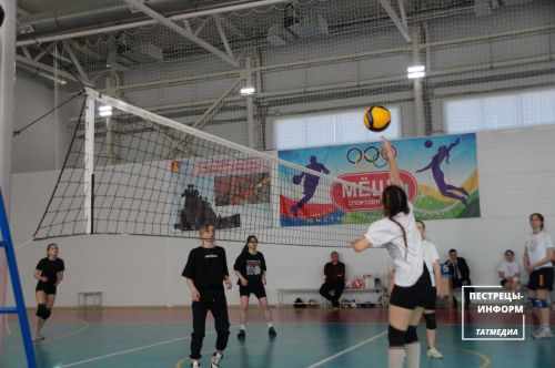 В Пестрецах состоялся чемпионат района по женскому волейболу
