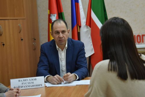 Первый замминистра труда, занятости и соцзащиты РТ провел прием граждан в Пестрецах
