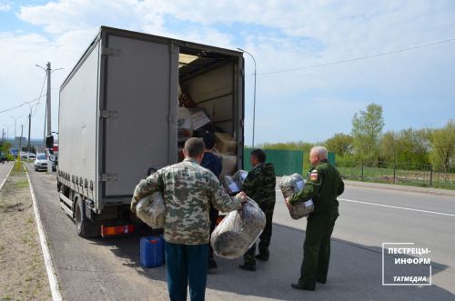 Пестречинцы отправили очередной груз в зону СВО