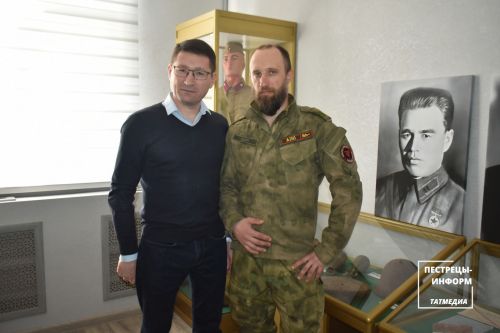 Военнослужащий из Пестречинского района встретился с молодежью