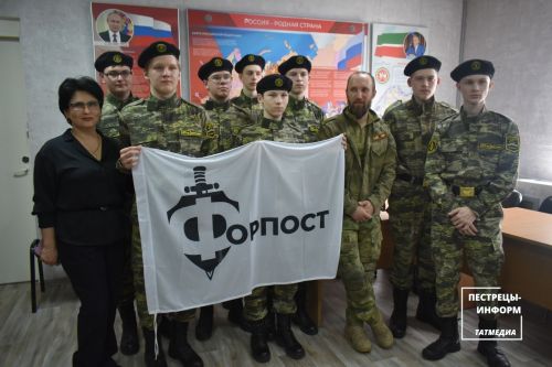 Военнослужащий из Пестречинского района встретился с молодежью
