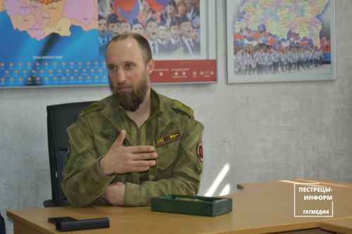Военнослужащий из Пестречинского района встретился с молодежью