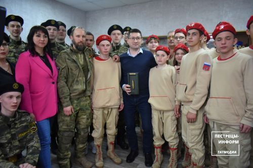 Военнослужащий из Пестречинского района встретился с молодежью