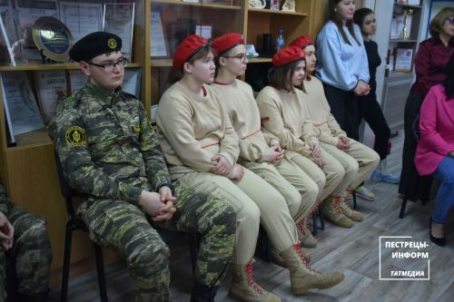 Военнослужащий из Пестречинского района встретился с молодежью