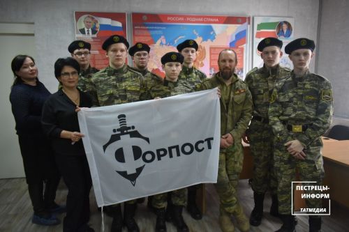 Военнослужащий из Пестречинского района встретился с молодежью
