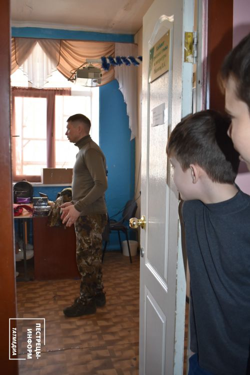 Мобилизованный учитель из Пестречинского района встретился со своими учениками