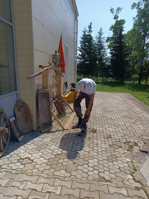 Миннур Шамсутдинов в селе Чита устроили музей на открытом воздухе