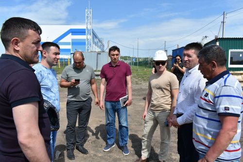 В Пестрецах рядом со спортивным залом «Меша» ведется строительство крытого футбольного манежа