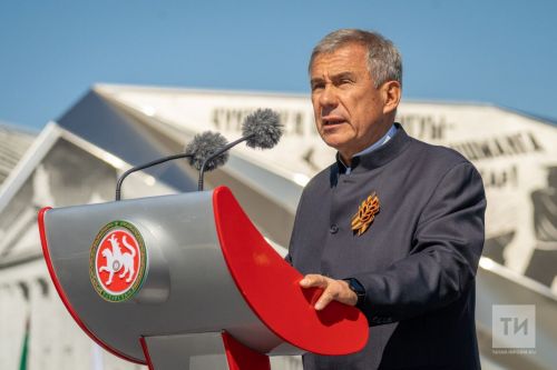 Рустам Минниханов обратился к татарстанцам по случаю 78-й годовщины Победы в ВОВ