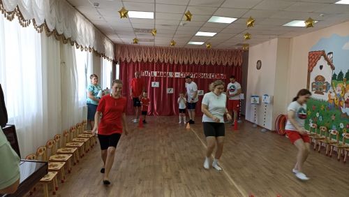 В пестречинском детском саду провели мероприятие «Папа, мама,я – спортивная семья»