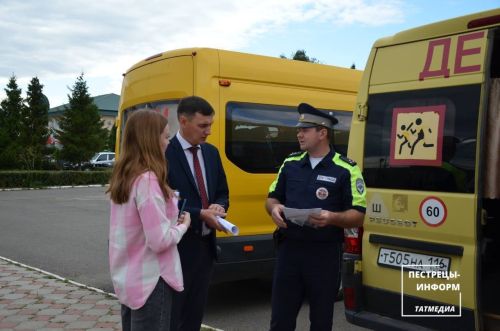 Автоинспекторы Пестречинского района проверили школьные автобусы