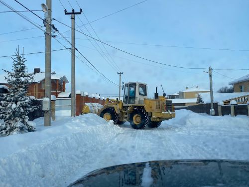 В Пестречинском районе устраняют последствия снегопада