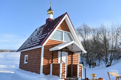 В селе Ковали Пестречинского района открыли часовню с купелью