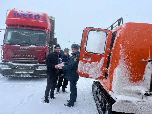 В Пестречинском районе организовали питание для водителей фур на трассе