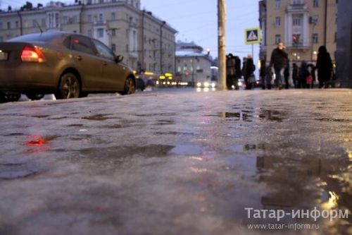 Автомобилистов в Татарстане предупредили о сильной гололедице