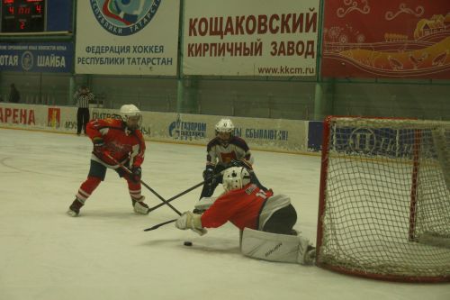 Пестречинские хоккеисты пока идут вторыми