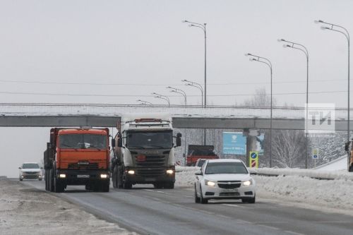 На трассе М7 в Татарстане приостановят движение из-за монтажа габаритных ворот