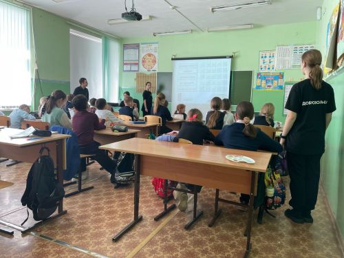 Пестречинские форпостовцы напомнили младшим школьникам о ПДД