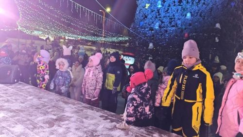 В Пестречинском районе открыли главную ёлку